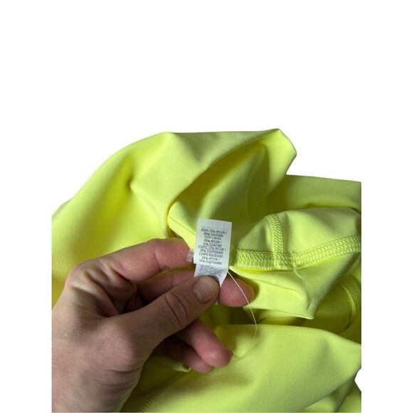 Aerie AEO Chill Play Move High Rise Leggings size L Neon Yellow Green - Picture 7 of 7